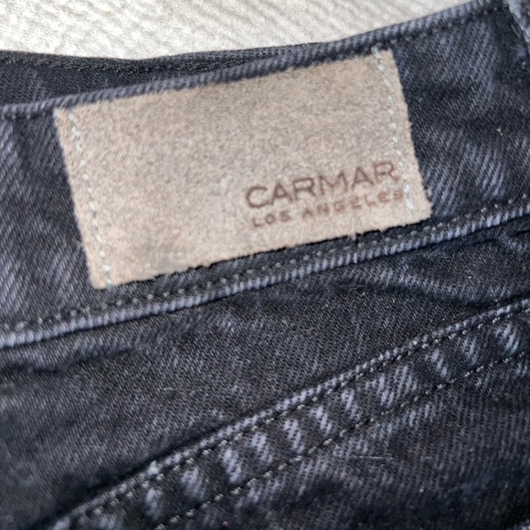 CARMAR DENIM Colorblock Mini Skirt - Picture 5 of 6